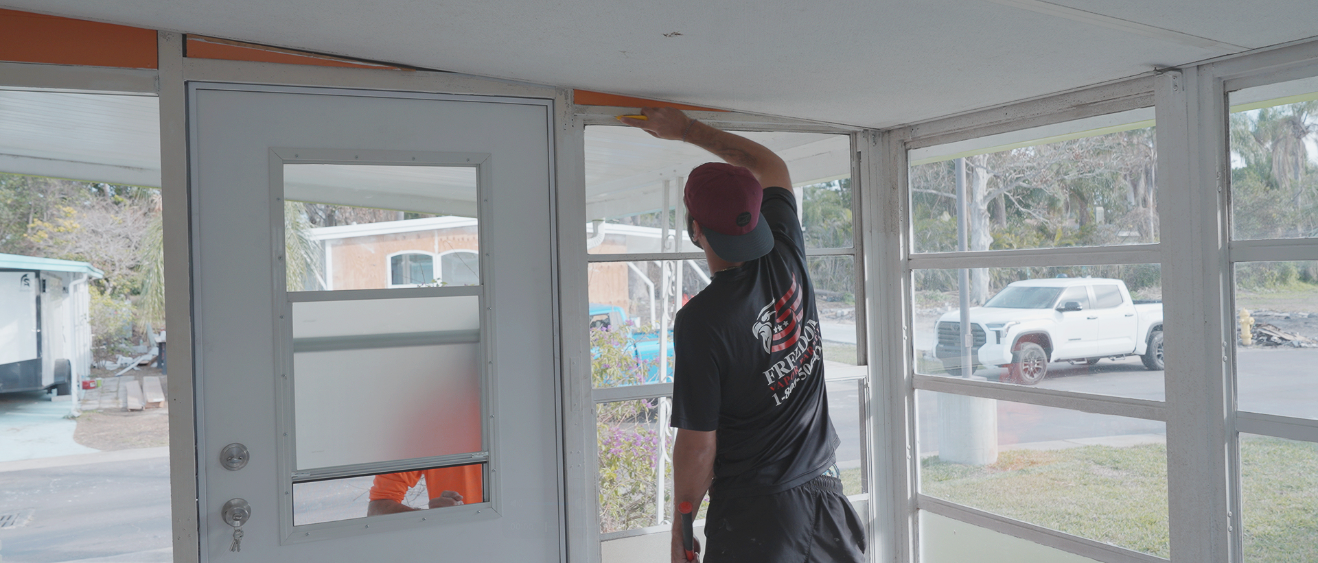 Freedom Mobile Home Services improving the look and comfort of mobile homes across the Tampa Bay area.